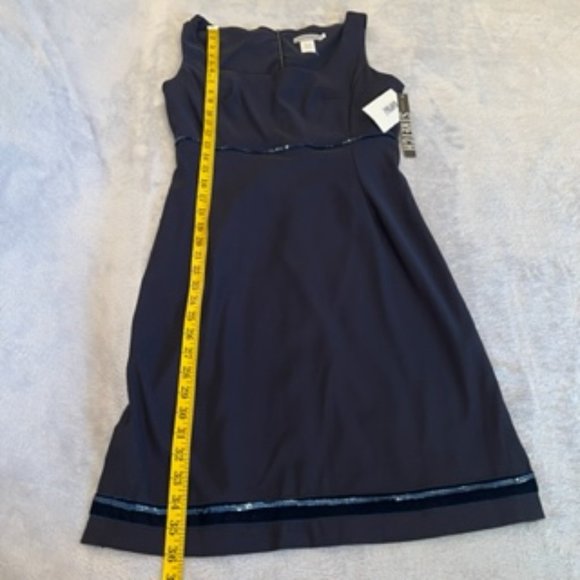 Rampage Women's Sequin Dress Junior 7 Dark Blue - Picture 5 of 15